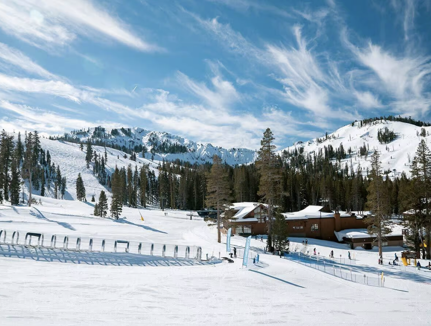 Scenic slopes at Sugar Bowl Resort on Donner Summit
